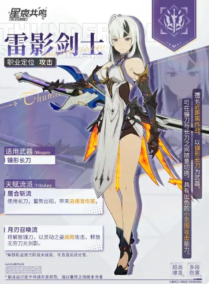 星痕共鸣强度排行一览,星痕共鸣手游职业强度解析