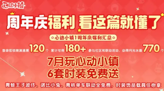 心动小镇周年庆惊喜全曝光！福利玩法抢先看