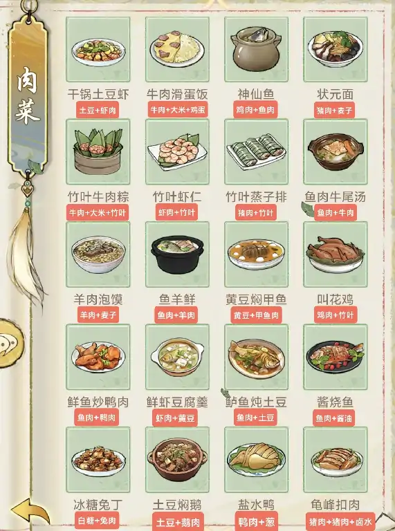 华夏千秋菜谱选择方案有哪些,华夏千秋菜谱选择建议