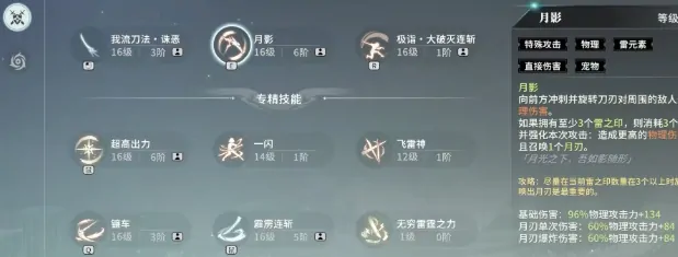 星痕共鸣雷影剑士流派怎么玩,星痕共鸣雷影剑士流派玩法指南