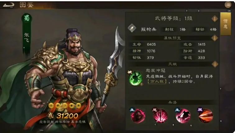 新三国志曹操传张飞技能有哪些,新三国志曹操传张飞角色玩法一览