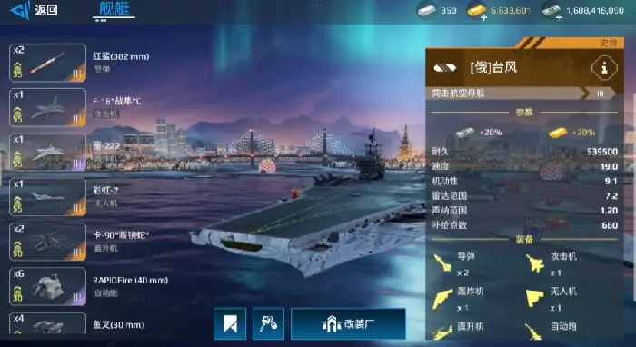 现代战舰最强航母是哪个,现代战舰最强航母推荐