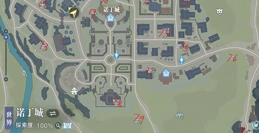 斗罗大陆猎魂世界诺丁城斗罗秘藏位置在哪里,斗罗大陆猎魂世界斗罗宝藏攻略
