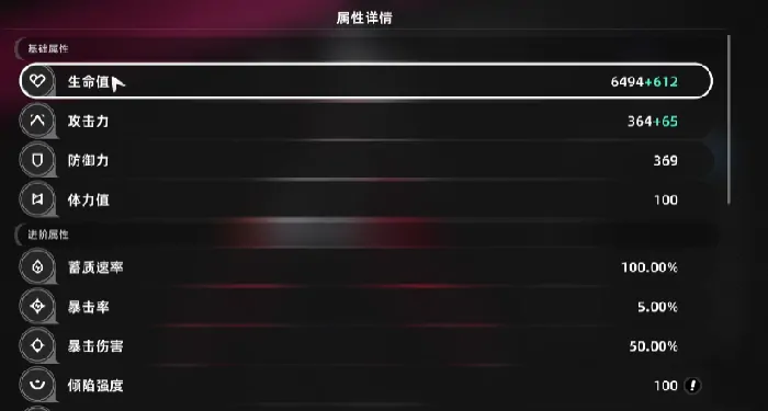 异环角色属性全解析！隐藏数据一网打尽