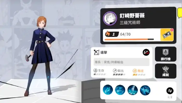 漫画群星大集结钉崎野蔷薇怎么样,钉崎野蔷薇角色介绍