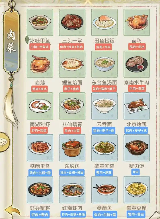 华夏千秋菜谱选择方案有哪些,华夏千秋菜谱选择建议