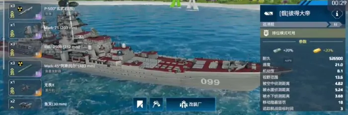 现代战舰彼得大帝怎么样,现代战舰彼得大帝强度介绍