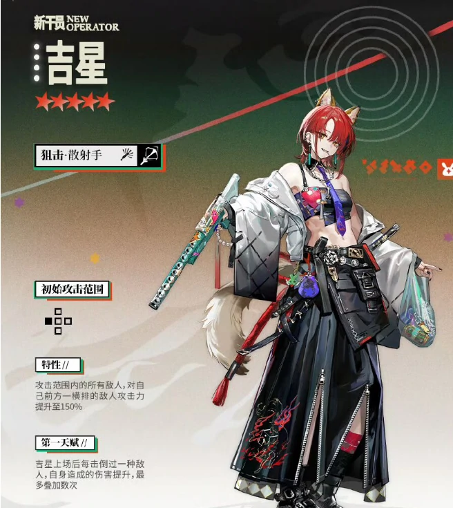 明日方舟吉星介绍,明日方舟吉星怎么样,明日方舟