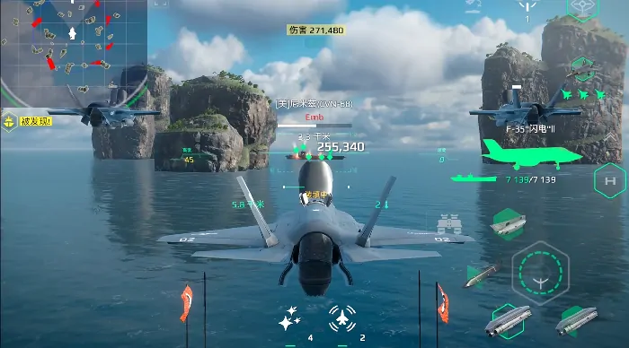 现代战舰F35怎么样,现代战舰手游F35能力介绍​