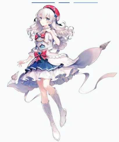Arcaea角色光,白姐姐