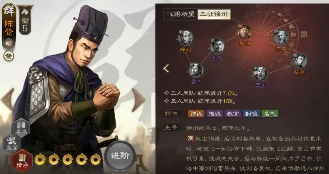 三国志战棋版陈珪怎么样,三国志战棋版陈珪解析