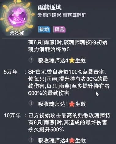 斗罗大陆魂师对决灵燕白沉香介绍,斗罗大陆魂师对决灵燕白沉香怎么样