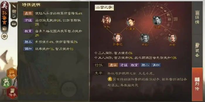 三国志战棋版孙鲁育介绍,三国志战棋版孙鲁育怎么样