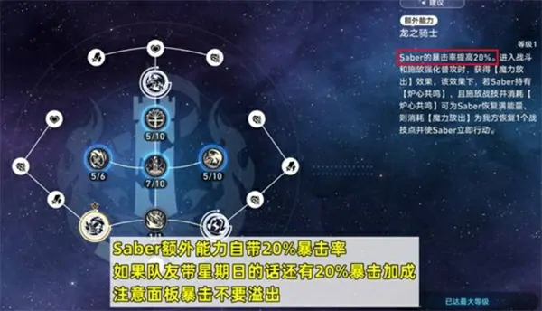 崩坏星穹铁道Saber配队攻略,崩坏星穹铁道Saber遗器选择,崩坏星穹铁道,星穹铁道