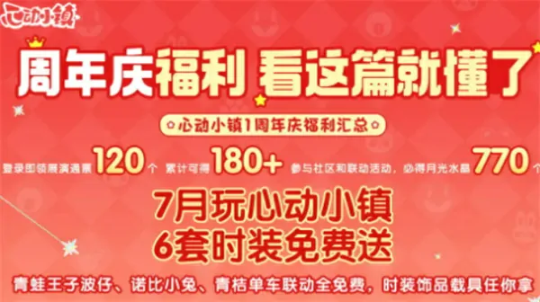 心动小镇手游1周年庆活动有哪些,心动小镇1周年庆活动几时开始,心动小镇手游