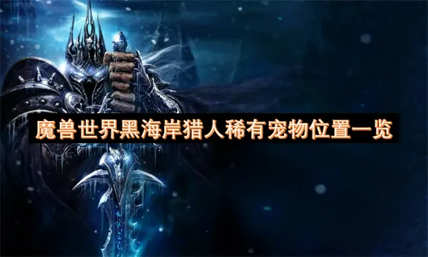猎人必抢！黑海岸稀有宠物精准坐标终极指南