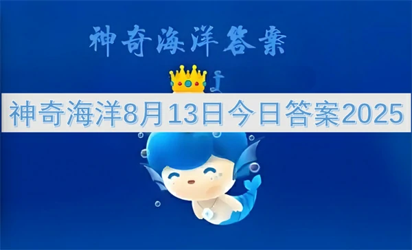 2025年神奇海洋8月13日揭秘：最新答案抢先看