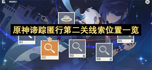 原神2.8谛踪匿行第二关全线索位置速查攻略