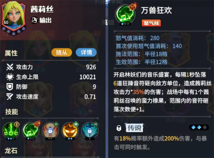 龙石战争茜莉丝厉害吗 龙石战争茜莉丝强度介绍,龙石战争