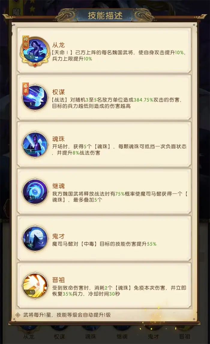 三国问鼎山河司马懿怎么样 司马懿技能强度分析