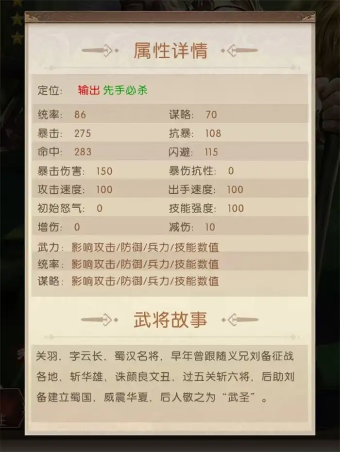 三国问鼎山河关羽怎么样 关羽实战强度分析