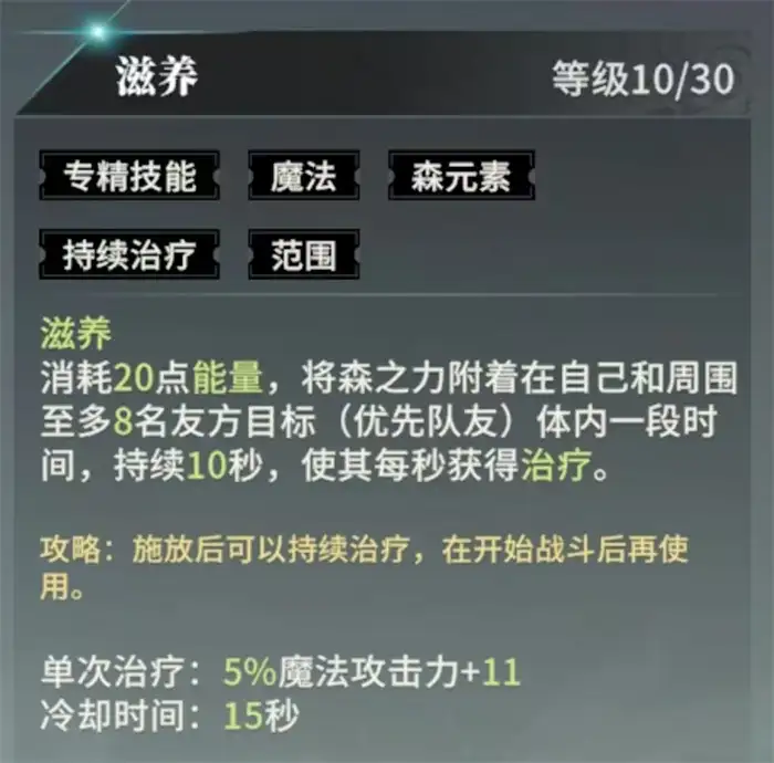 星痕共鸣森语者怎么玩 星痕共鸣森语者技能介绍,星痕共鸣