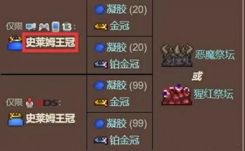 史莱姆王冠合成材料